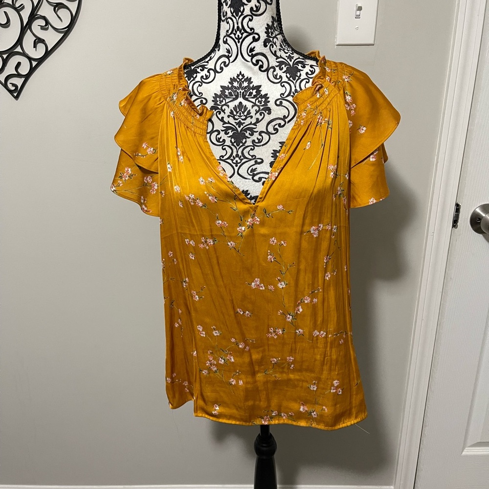 Express Mustard Yellow Top